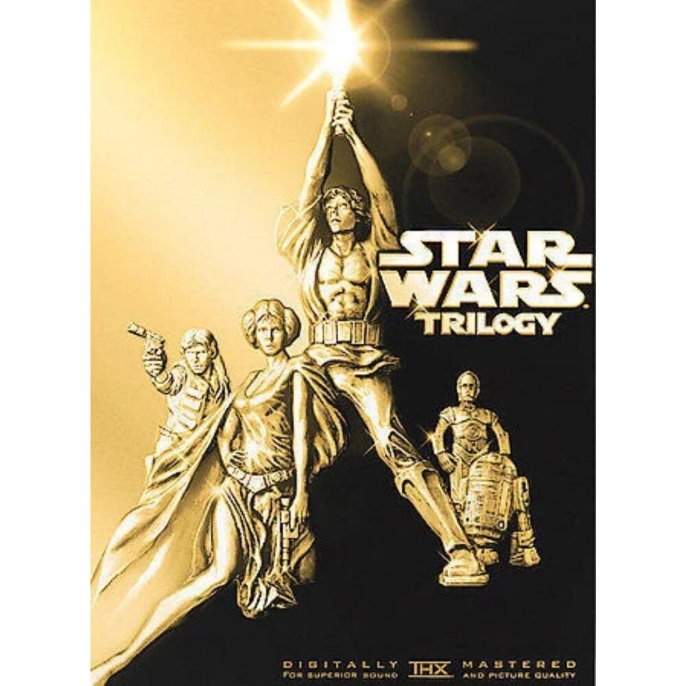 Star Wars Original Trilogy DVD Box Set Full Screen Remastered 2004 - Excellent